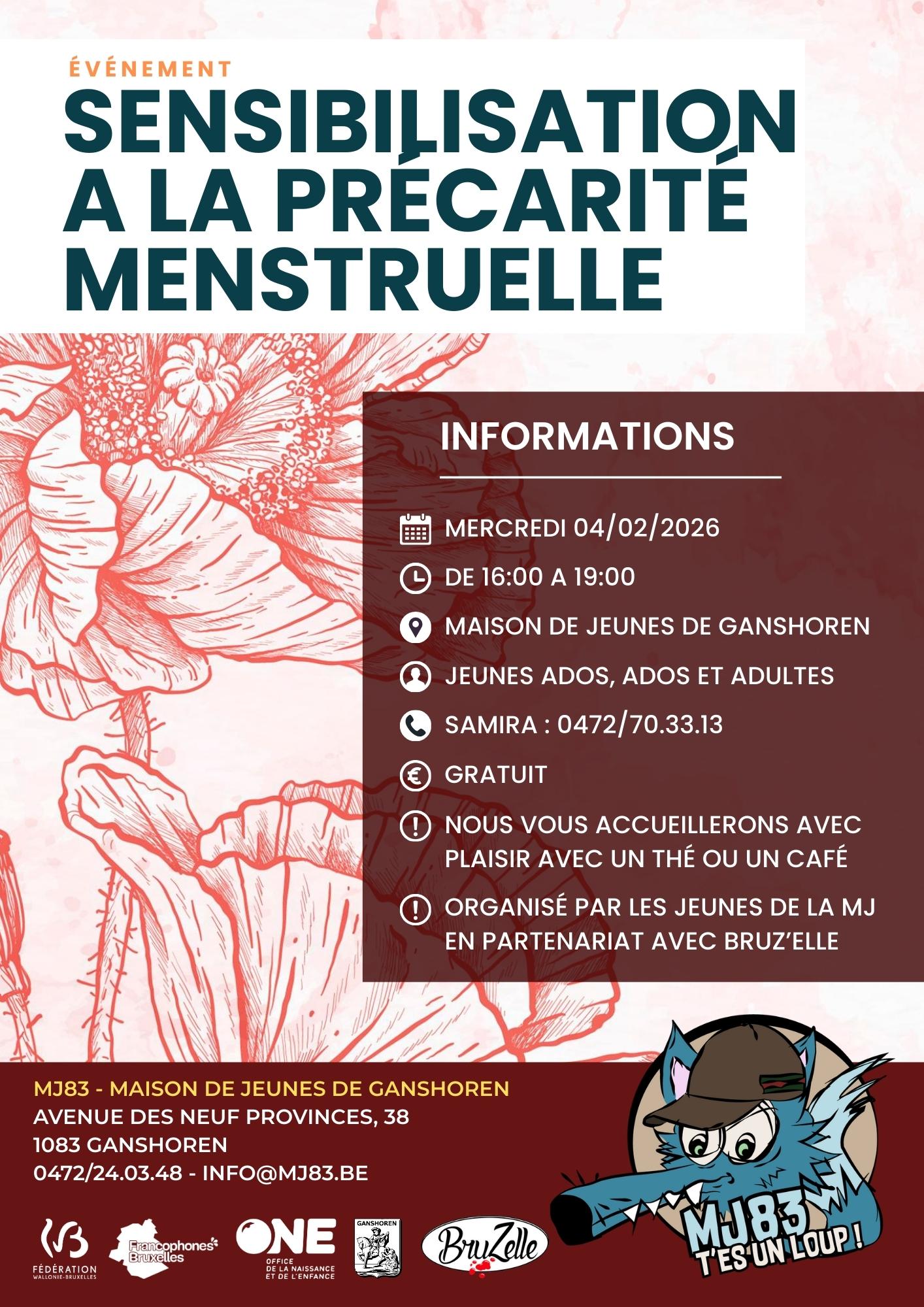 Sensibilisation à la précarité menstruelle